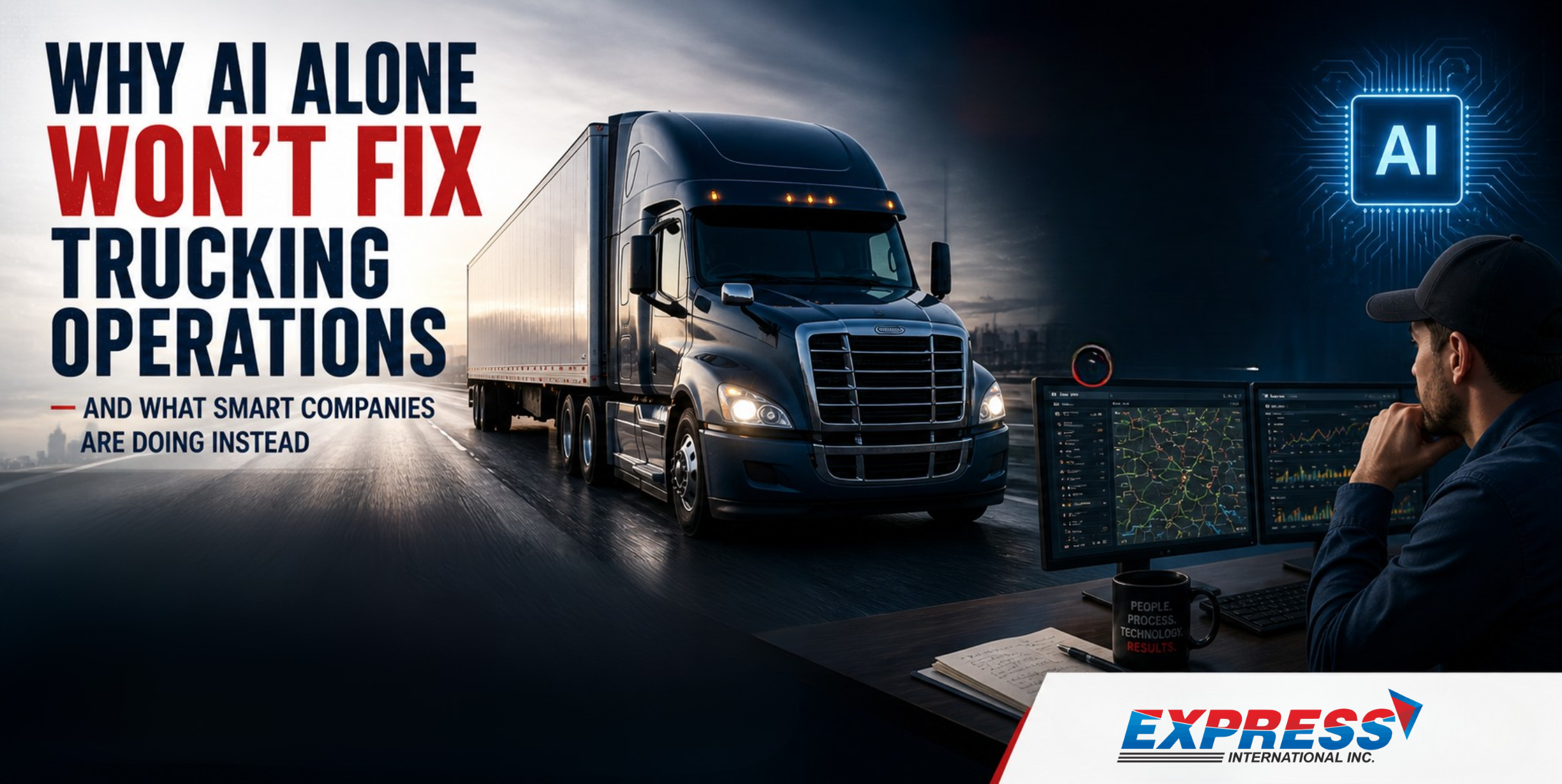 Why AI Alone Won’t Fix Trucking Operations-And What Smart Companies Are Doing Instead | Express International